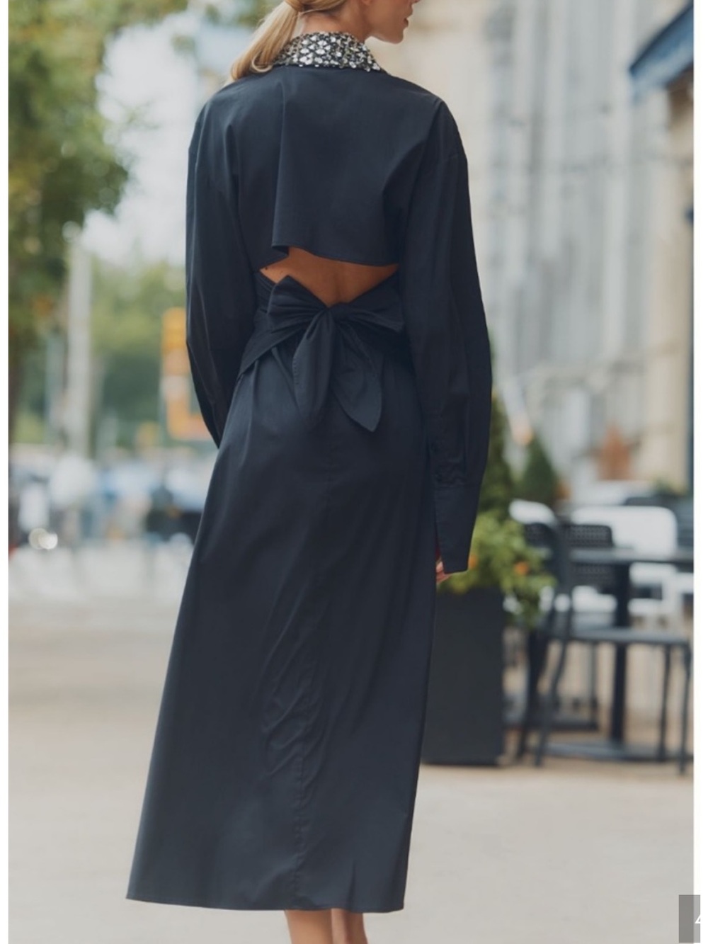 SIMON MILLER Loch Poplin Maxi Dress